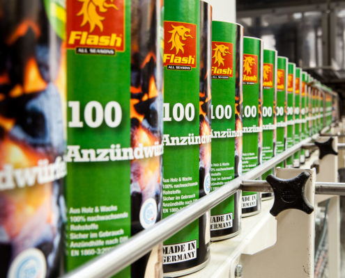 Produktion Anzündwürfel