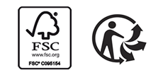 FSC und Triman Logo Boomex