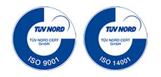 TUEV-Logo-Boomex ISO 9001 + 14001