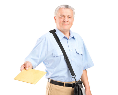 Mitarbeiter Postabfertigung