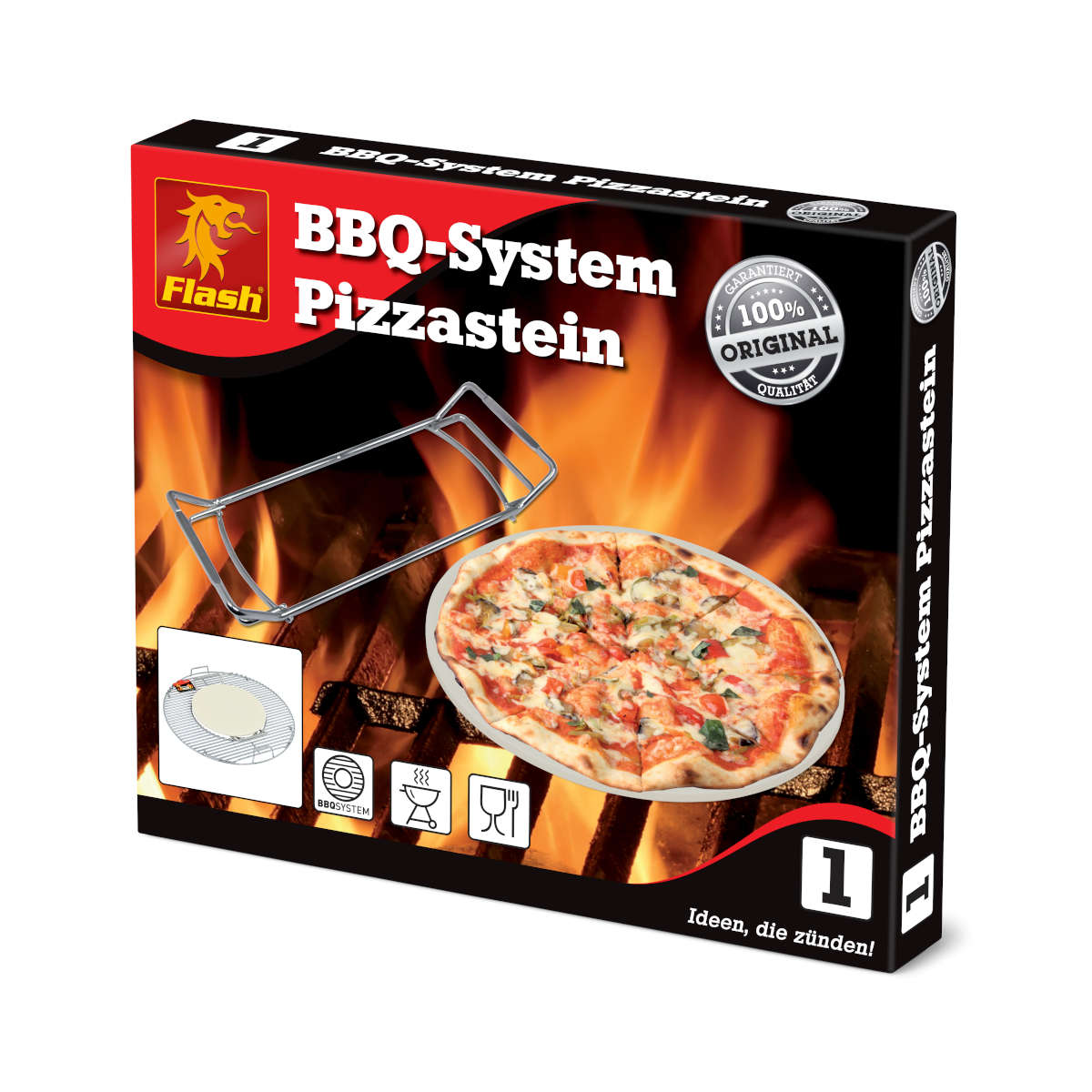 BBQ-System, Pizzastein 30 cm