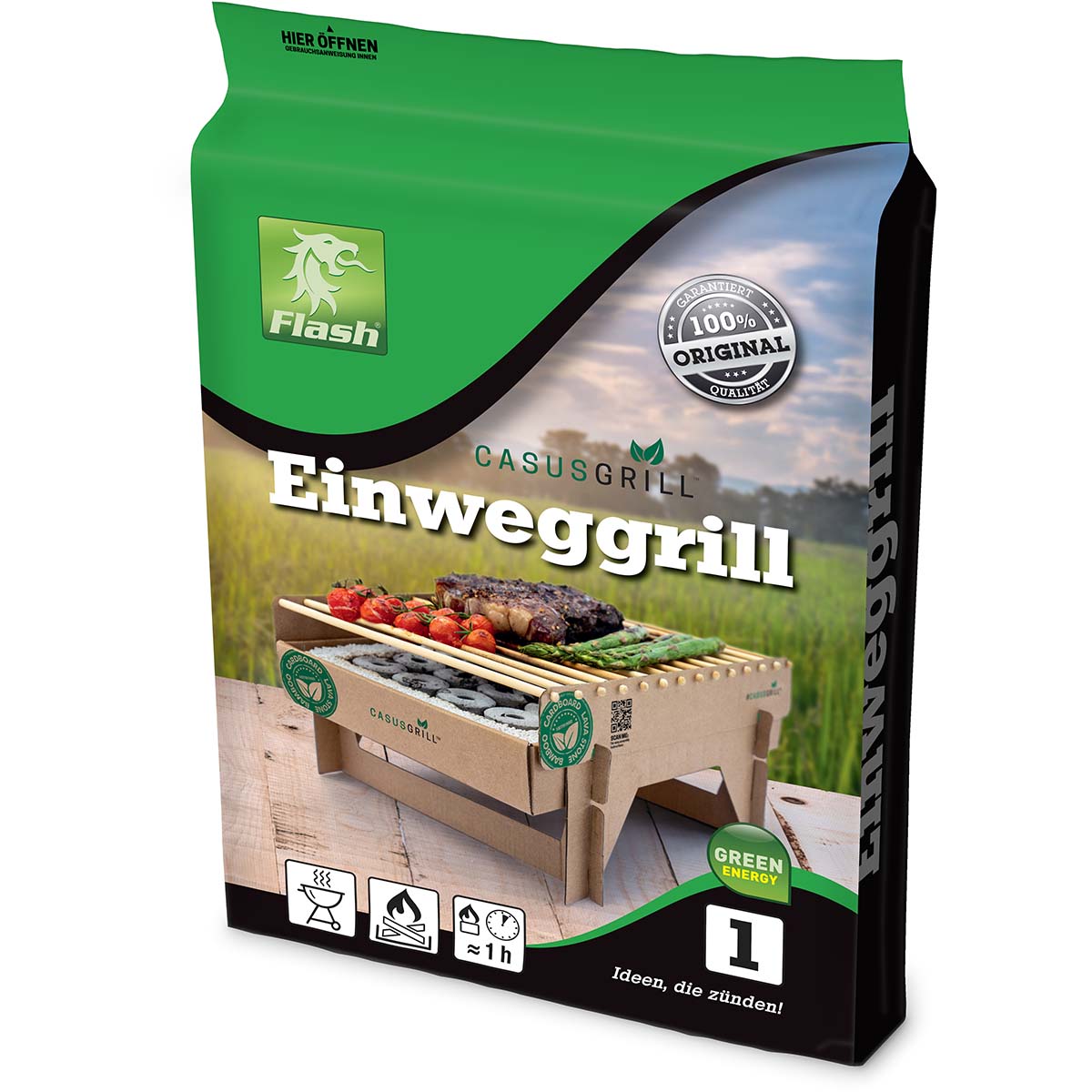 CASUS Einweggrill (Verpackung)